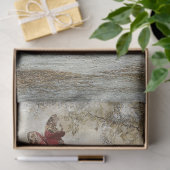 Decompageヴィンテージストーリーブックの背景の風景 薄葉紙 (ギフト)