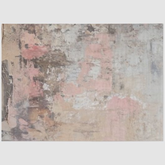 Decompage抽象芸術フェイク終了一致Leopard 薄葉紙 (正面)