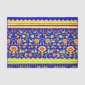 Decompage紙10"x15" -ヴィンテージテキスタイル12 薄葉紙 (正面)