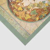 Decompage紙10"x15" - Alphonseミュシャ22 薄葉紙 (詳細)