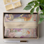 Decompage紙10"x15" - Alphonseミュシャ27 薄葉紙 (ギフト)