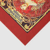 Decompage紙10"x15" - Alphonseミュシャ31 薄葉紙 (詳細)