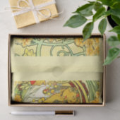 Decompage紙10"x15" - Alphonseミュシャ35 薄葉紙 (ギフト)