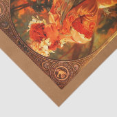 Decompage紙10"x15" - Alphonseミュシャ38 薄葉紙 (詳細)