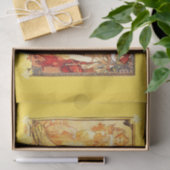 Decompage紙10"x15" - Alphonseミュシャ42 薄葉紙 (ギフト)