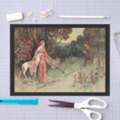 Decompage紙10"x15" - Arthur Rackham 3 薄葉紙 (クラフト)