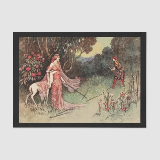 Decompage紙10"x15" - Arthur Rackham 3 薄葉紙 (正面)