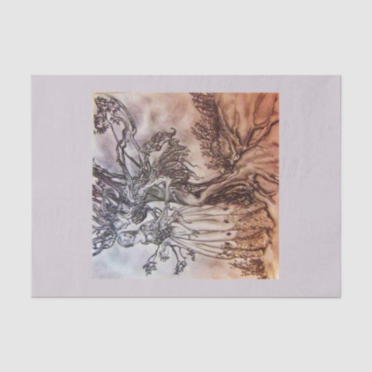 Decompage紙10"x15" - Arthur Rackham 7 薄葉紙 (正面)