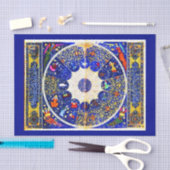 Decompage紙10"x15" - Astrology Art 12 薄葉紙 (クラフト)