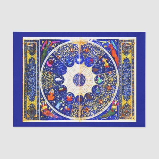 Decompage紙10"x15" - Astrology Art 12 薄葉紙 (正面)