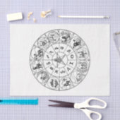Decompage紙10"x15" - Astrology Art 2 薄葉紙 (クラフト)