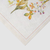 Decompage紙10"x15" - Bird Artヴィンテージ 薄葉紙 (詳細)