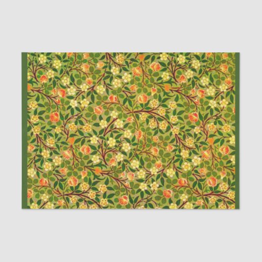 Decompage紙10"x15" - William Morris 4 薄葉紙 (正面)