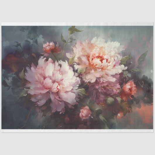 Decompage紙, The Language of Flowers 2 薄葉紙 (正面)