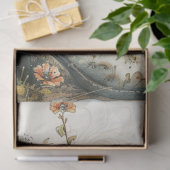 Decompage お洒落 Cats & Bヴィンテージブートフラワー 薄葉紙 (ギフト)