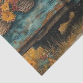 Decompage お洒落 Highland Longhorn & Flowers 薄葉紙 (詳細)