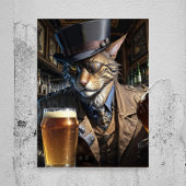 Decompage – 目のパッチを持つ目の猫をギャング –  薄葉紙