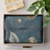 Decompage – 花の青写真 –  薄葉紙 (ギフト)