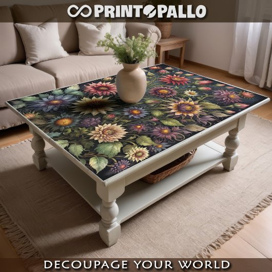 Decompage – 詰め合わせ魔法花 –  薄葉紙