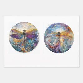 Decompage 12"円形ラウンドトンボ ラッピングペーパーシート