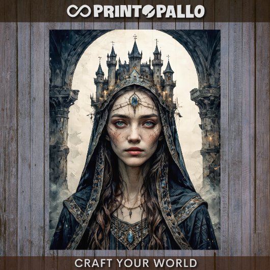 Decompage - Black Castle Queen - 薄葉紙