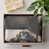 Decompage - Golden Retriever Pirate Dog - 薄葉紙 (ギフト)