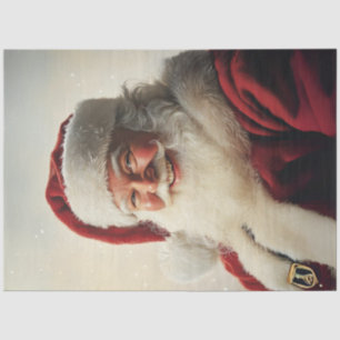 Decompage Santa お洒落 Life実在 Photo 薄葉紙