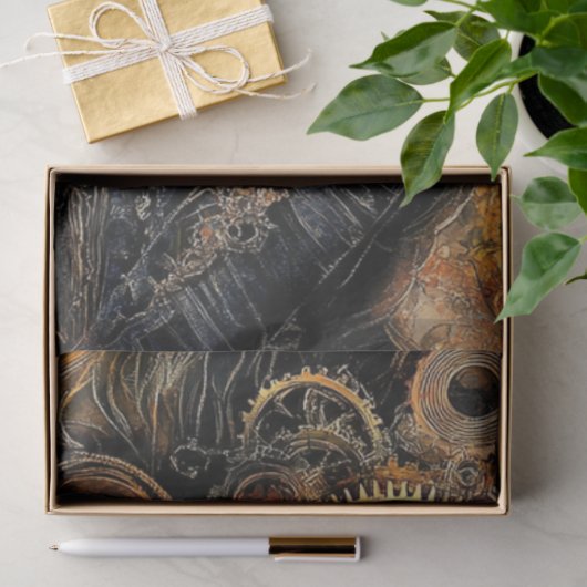 Decompage Steampunkビクトリアン with Rust Accent 薄葉紙 (ギフト)