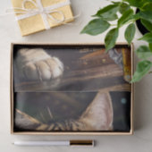 Decompage - Steampunk cat with beer - 薄葉紙 (ギフト)