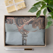 Decompage Steampunk Pink Dog Named Pawsworth 薄葉紙 (ギフト)