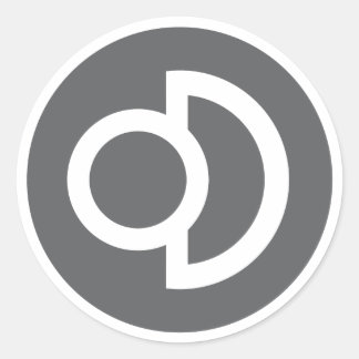 Deconbrioロゴステッカー ラウンドシール