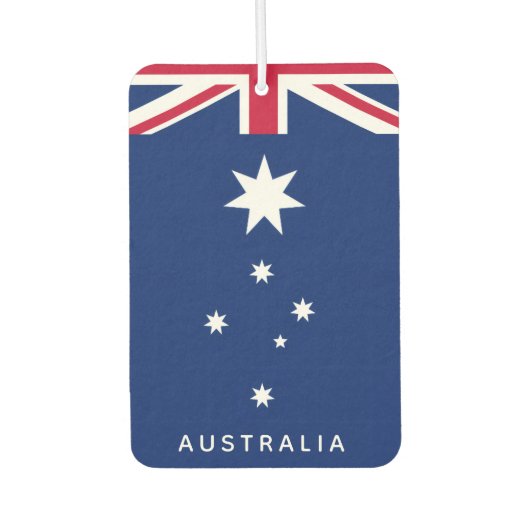 Deconstructed Australian Flag カーエアーフレッシュナー (正面)