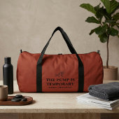 Deconstructed & Recovering Terracotta Duffel Bag  ダッフルバッグ