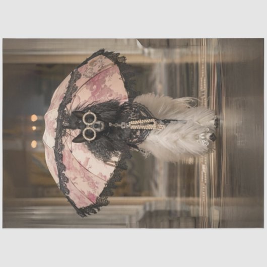 Decopageお洒落ファッション標準プールを表示 薄葉紙 (正面)