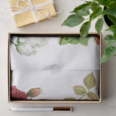 DECOPAGEティッシュペーパー:バラ 薄葉紙 (ギフト)