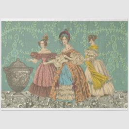 Decopageティッシュペーパー-フランスのファッション 薄葉紙