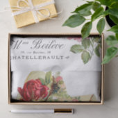 DECOPAGEティッシュペーパー:ヴィンテージティーカップフランスのと 薄葉紙 (ギフト)