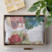 DECOPAGEティッシュペーパー:ヴィンテージTEACUPS 薄葉紙 (ギフト)