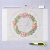 DECOPAGEティッシュペーパー: CEILING MEDALLION 薄葉紙 (クラフト)