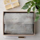 Decopageテクスチャ付きグレーの白フェイク背景 薄葉紙 (ギフト)