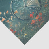 Decopage お洒落 Skeleton Ride Bikeの結婚オン 薄葉紙 (詳細)