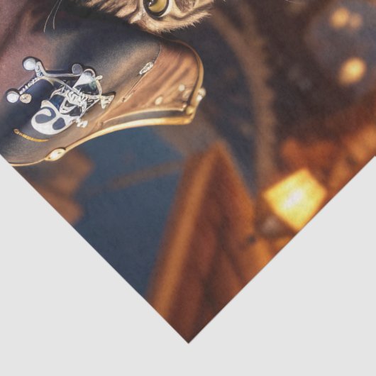 Decopage - A pirate cat drink beer - 薄葉紙 (詳細)