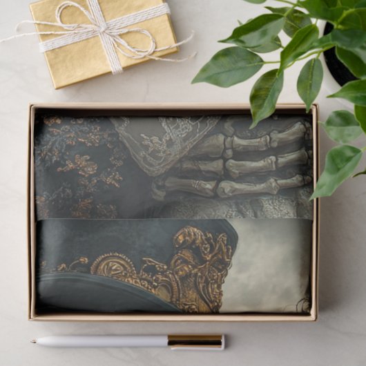 Decopage Gothic Skeleton Coule Proposal 薄葉紙 (ギフト)