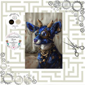 Decopage Steampunk Blue Azure 薄葉紙