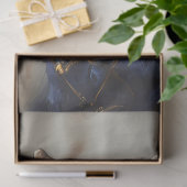 Decopage Steampunk Blue Azure 薄葉紙 (ギフト)