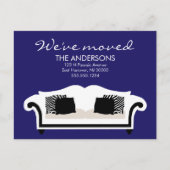 Decorスタイリッシュ Movingアナウンス 案内ポストカード (正面)