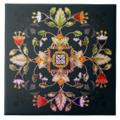 Décor Ceramic Tile - Fiori タイル (正面)