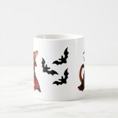 Decor Cute Abyssinian Cat Vampire Dracula コーヒーマグカップ (中央)