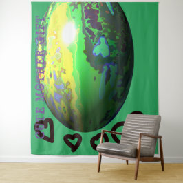 DECOR_CUTE MOTHER GIFT_mediumGREEN_RMDESIGNFLO55 タペストリー