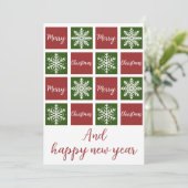 décor de Noël シーズンカード (スタンド正面)